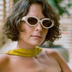 Apercu Sunglasses: Alyssa 02 in Bone